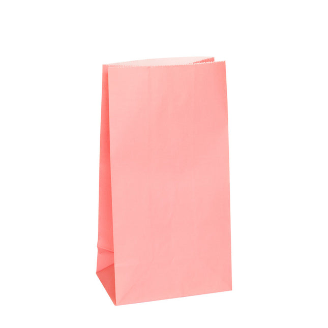 Sacchetti per feste Rosa chiaro pastello 25cm 12pz