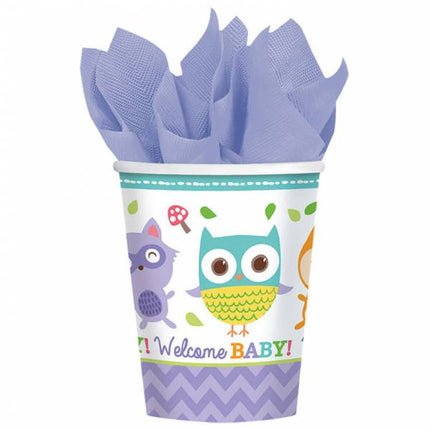 Coppe nascita Welcome Baby in cartone 266ml 8pz