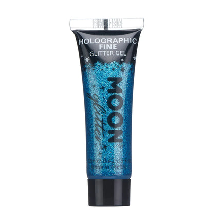 Moon Glitter Holographic Fine Glitter Gel Blu 12ml