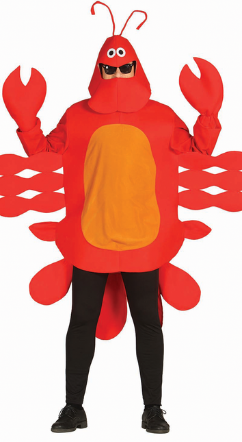 Costume da Cancro Uomo Rosso