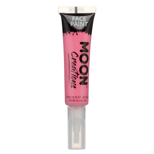 Moon Creations Vernice per il viso con applicatore Rosa brillante 15ml