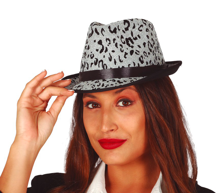 Cappello Leopardo Grigio