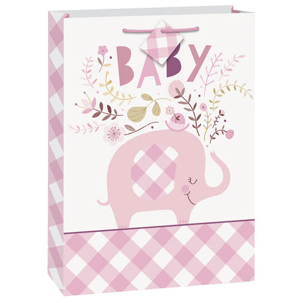 Borsa regalo elefante rosa