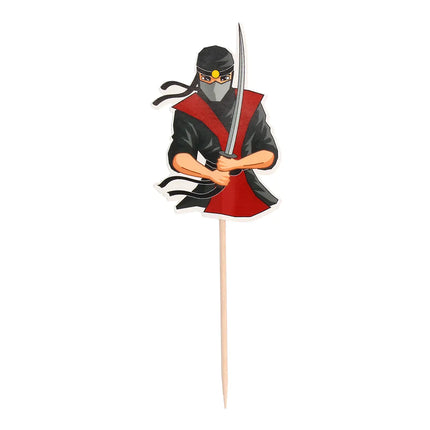 Ninja Cake topper 5 pezzi