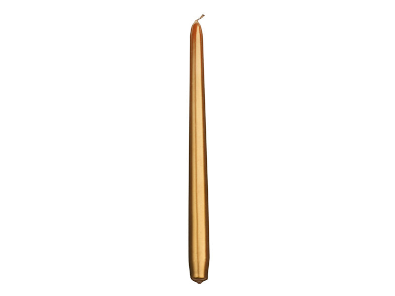 Candele Oro Metallizzato 29cm 10pz