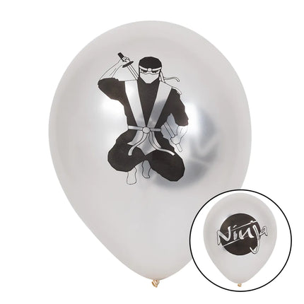 Palloncini Ninja 25cm 6pz