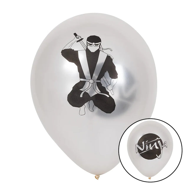 Palloncini Ninja 25cm 6pz