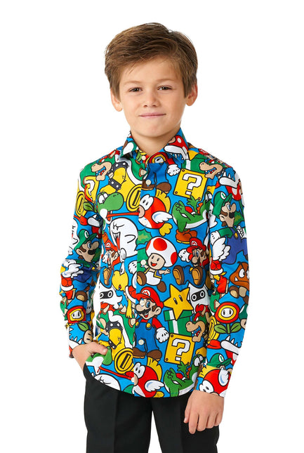 Camicia Super Mario Ragazzo OppoSuits