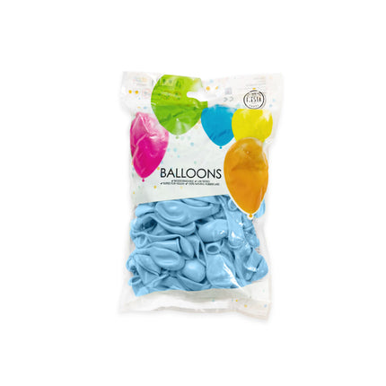 Palloncini azzurri metallizzati 13cm 100pz