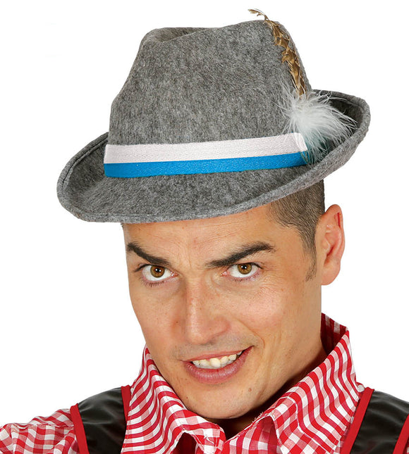 Cappello Oktoberfest Tiroler Grigio