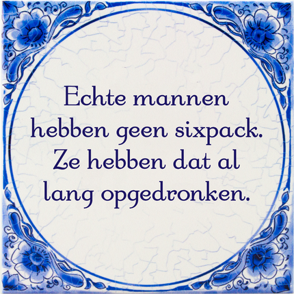 Piastrelle delft blu Sixpack 15cm