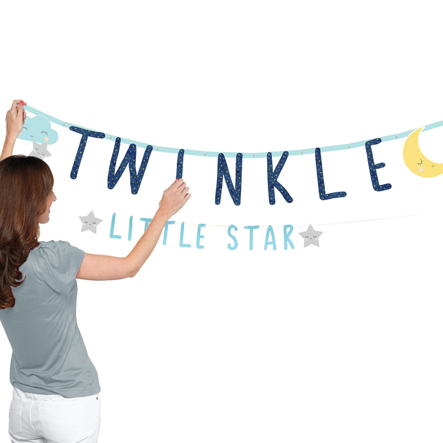 Ghirlanda di lettere Twinkle Little Star 2 pezzi