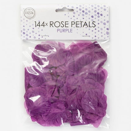 Petali di rosa viola 144 pezzi