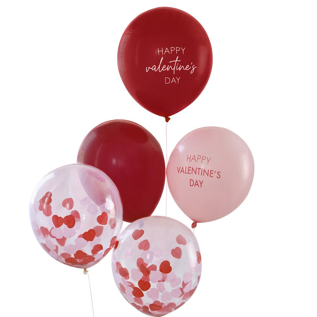 Set di palloncini Buon San Valentino 30 cm