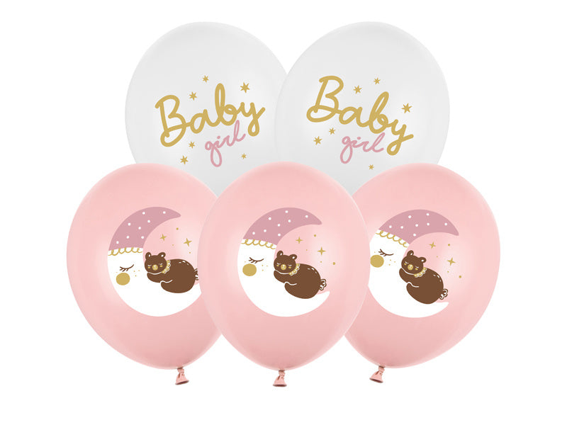 Palloncini Baby Rosa 30cm 6pz