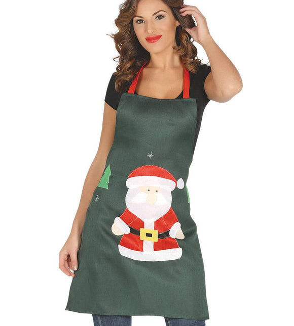 Grembiule di Natale Babbo Natale 85 cm