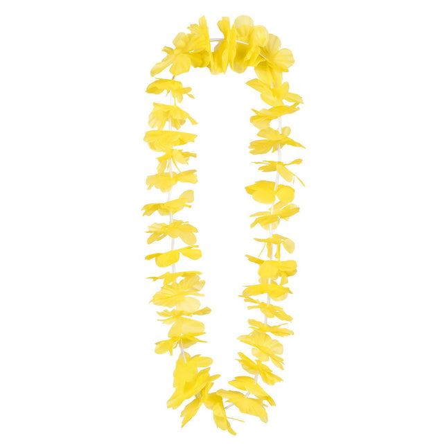 Corona di fiori Hawaii giallo