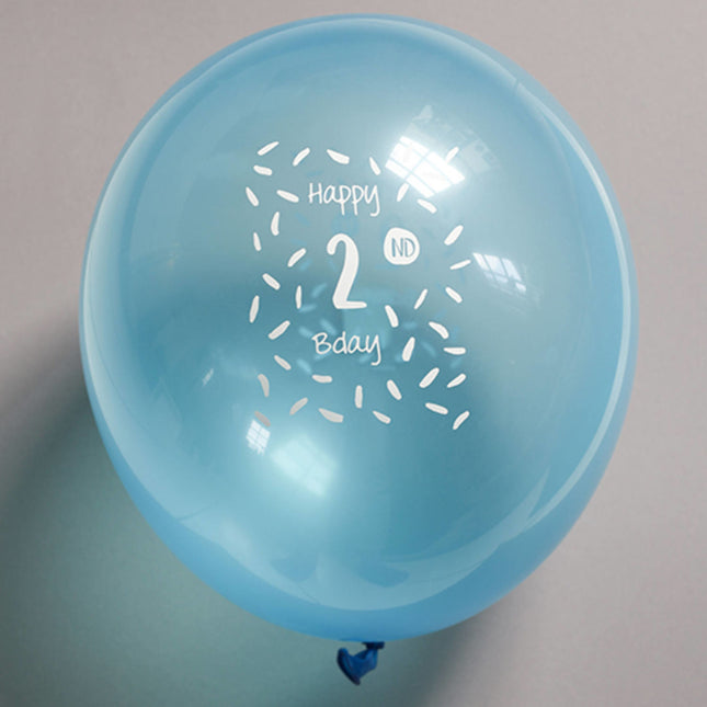 Palloncini Happy 2Th Bday 33cm 6pz