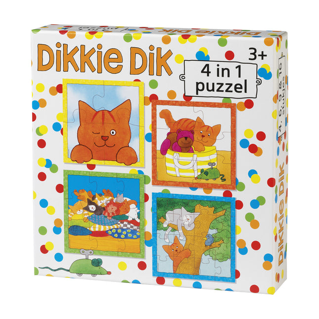 Puzzle Dikkie Dik 4 in 1