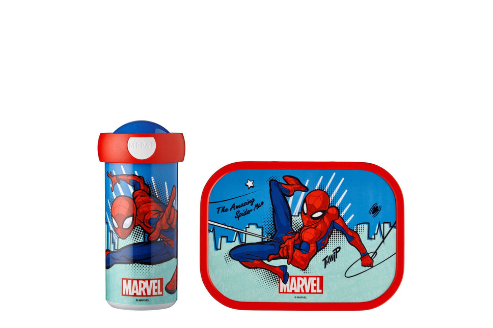 Set pranzo Campus Scuola tazza+Lunchbox Spiderman