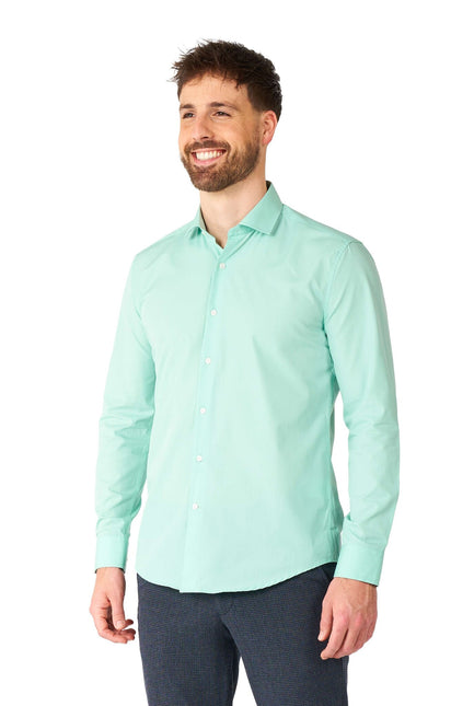 Camicia verde menta uomo OppoSuits