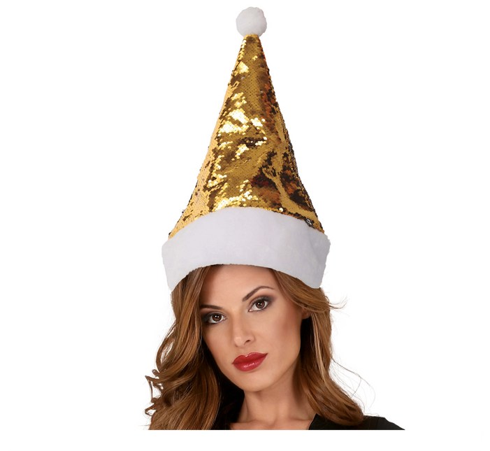 Cappello di Babbo Natale Oro