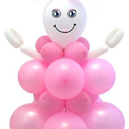 Set di palloncini nascita Ragazza 95 cm