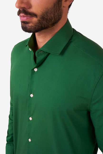 Camicia verde scuro uomo OppoSuits