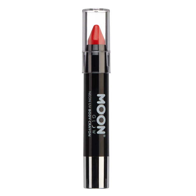 Moon Glow Intense Neon UV Body Crayons Rosso intenso 3.2g