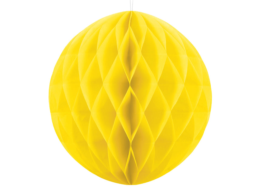 Pallone a nido d'ape giallo 20 cm