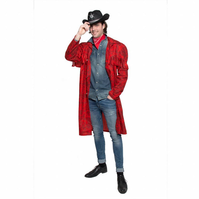 Giacca da cowboy rossa