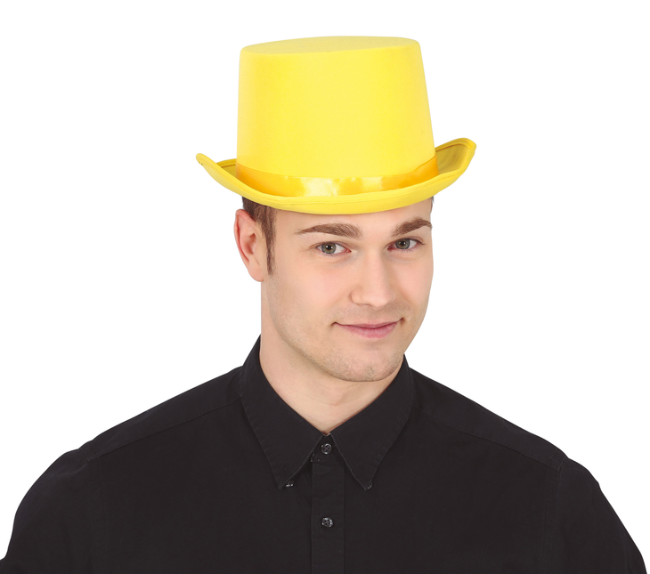 Cappello a cilindro giallo