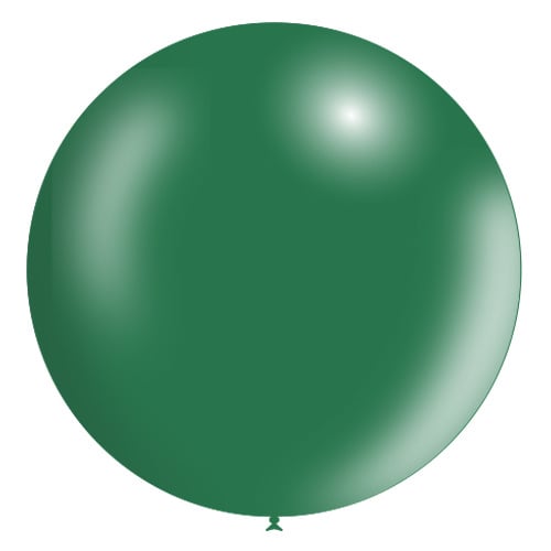 Palloncino gigante verde scuro XL metallizzato 91 cm