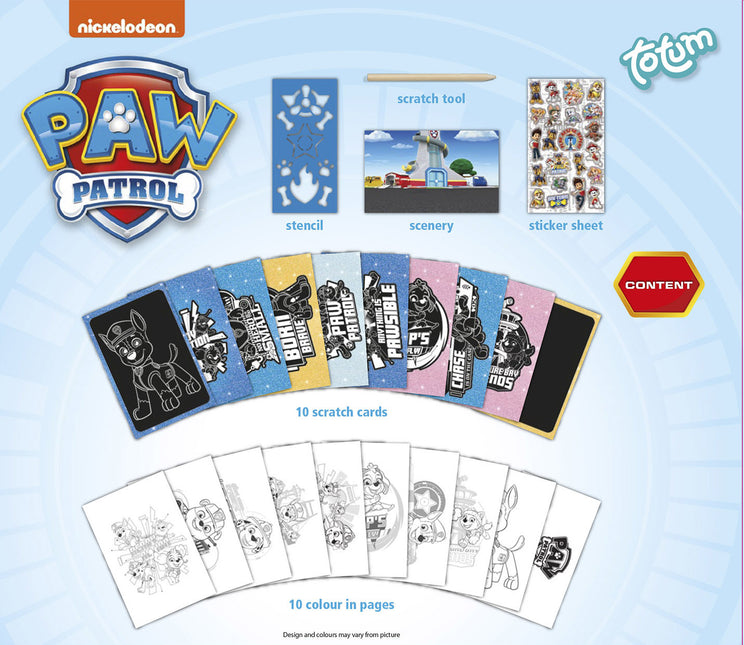 Libro da disegno dei Paw Patrol