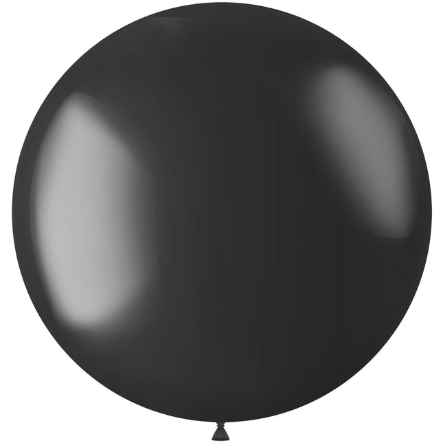 Palloncino nero metallizzato Onyx Black 80 cm