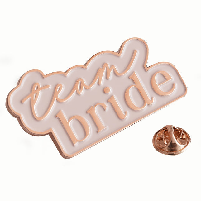 Spilla oro rosa Team Bride