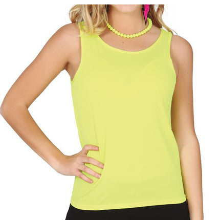 Camicia giallo neon L