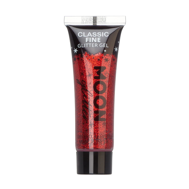 Moon Glitter Classic Fine Glitter Gel Rosso 12ml