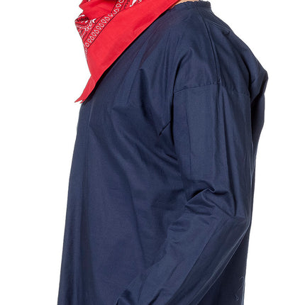 Smock da contadino uomo blu