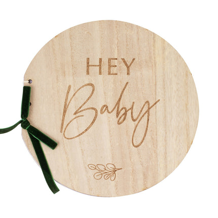 Libro degli ospiti Hey Baby Legno 22cm