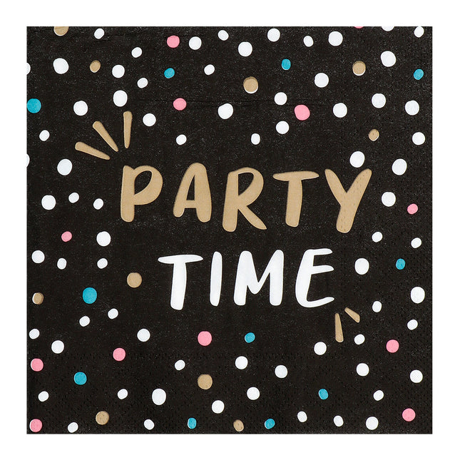 Tovaglioli di carta Party Time 33cm 20pz