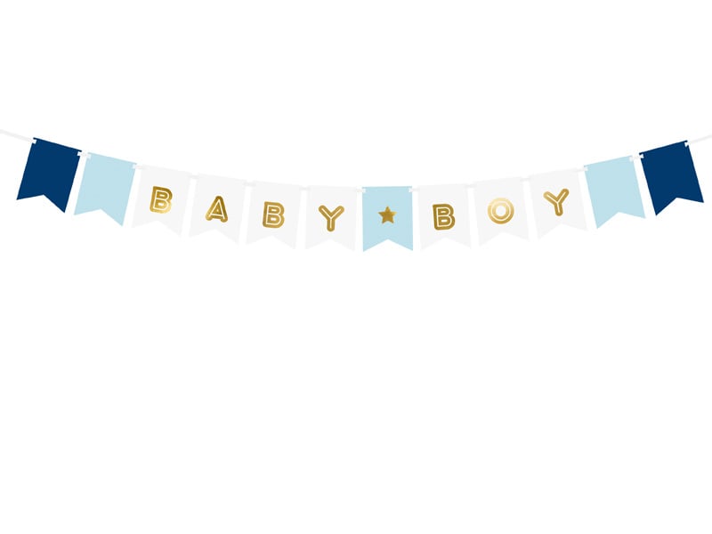 Striscione Baby Boy 1,6 m