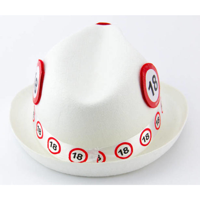 Cappello 18 Anni Cartello stradale