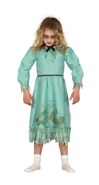 Costume da fantasma per Halloween da ragazza verde