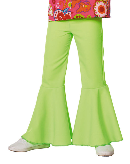 Pantaloni Hippie 60S Verde Bambino