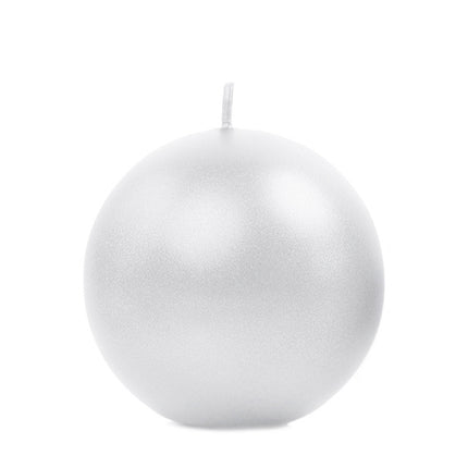 Candele a sfera Pearl Metallic 6cm 10pz