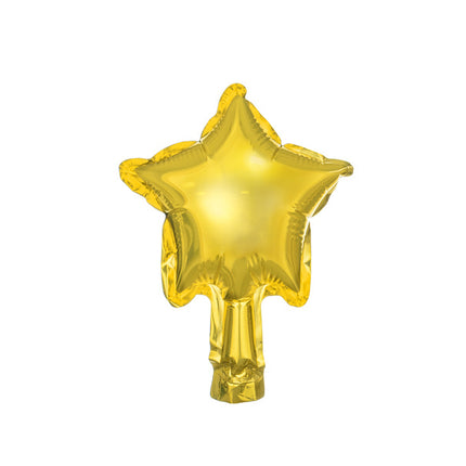 Palloncino ad elio Star Gold Vuoto 12cm 25pz