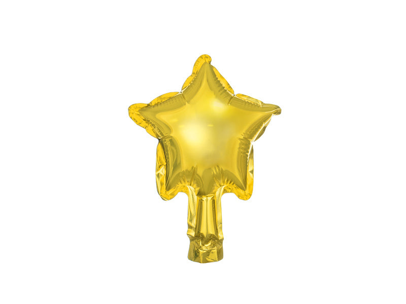 Palloncino ad elio Star Gold Vuoto 12cm 25pz