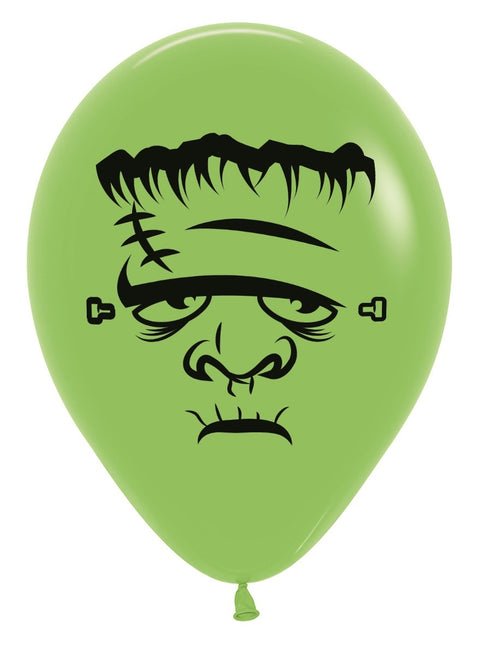 Palloncini Frankenstein Verde Lime 30cm 12pz