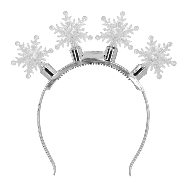 Diadema a led Fiocco di neve